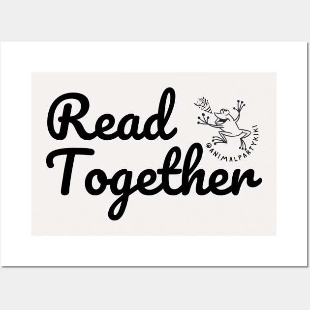 Read Together - Animal Party Kiki Wall Art by Animal Party Kiki